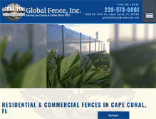 Tablet Screenshot of globalfenceinc.com